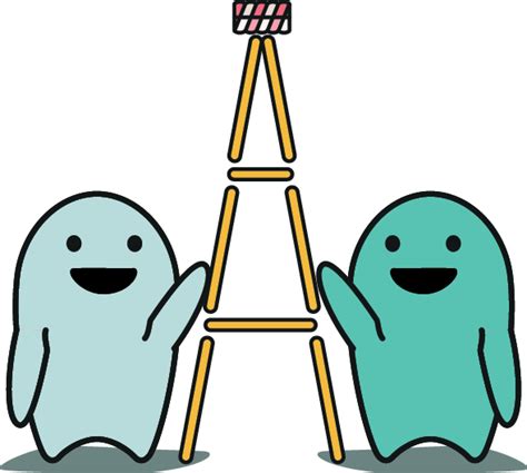 Equipo celebrando su torre de espaguetis exitosa