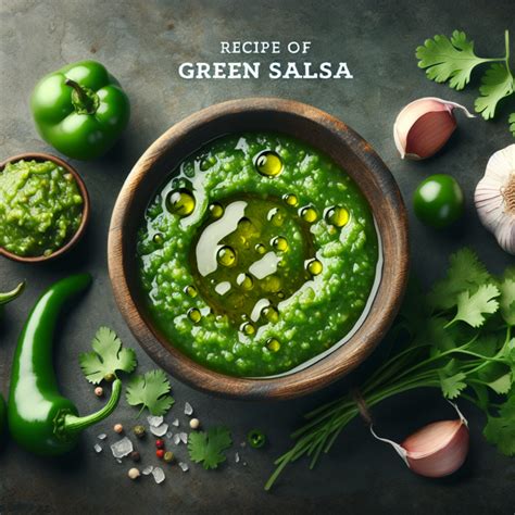Preparación de la salsa verde