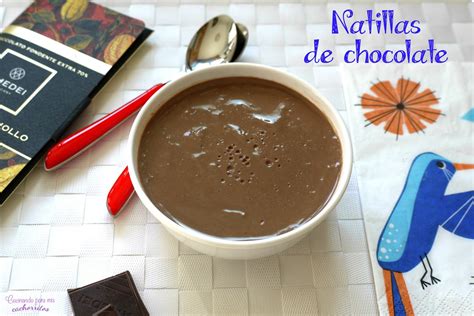 Natillas de chocolate en Thermomix