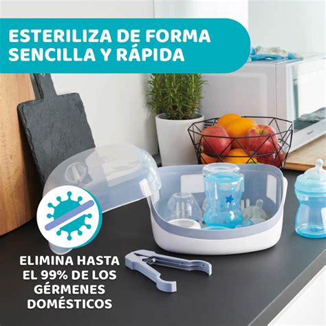 Esterilizador de biberones para microondas