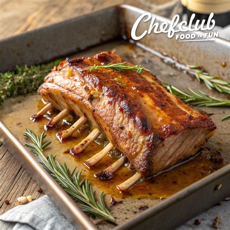 Costillar envuelto en papel de aluminio para cocción lenta
