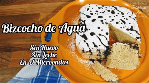 Ingredientes para bizcocho sin huevo