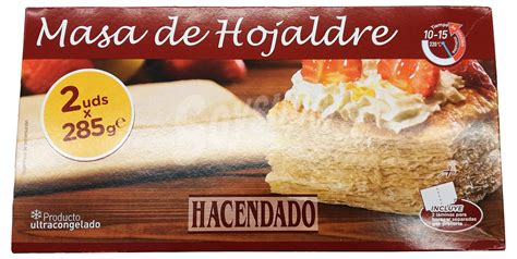 Paquetes de masa de hojaldre congelada
