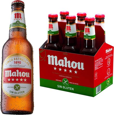 Botellas de Mahou Sin Gluten