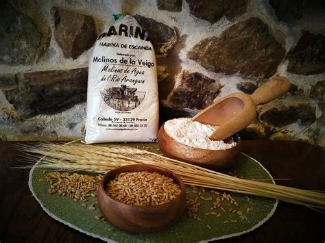 Variedad de productos elaborados con harina de escanda