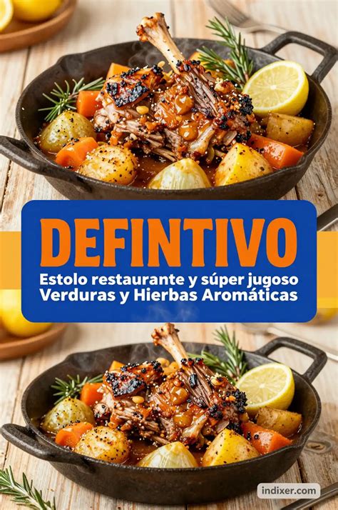 Jarretes de cordero crudos con hierbas aromáticas
