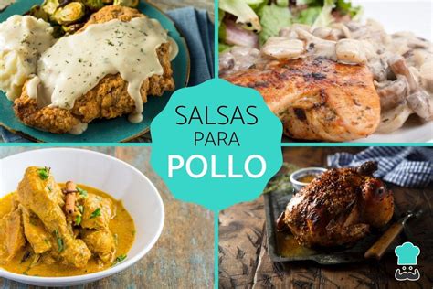 Variedad de salsas para pollo relleno