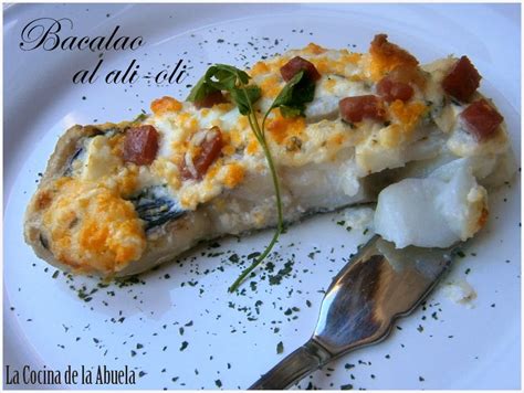 Bacalao al horno con costra de alioli