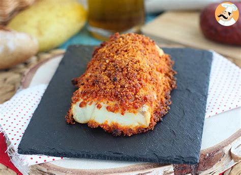 Preparación de la costra de chorizo para bacalao