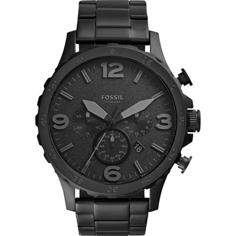 Esquema de funcionalidades del reloj Fossil Nate JR1401