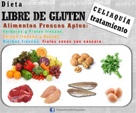 Variedad de alimentos naturalmente libres de gluten