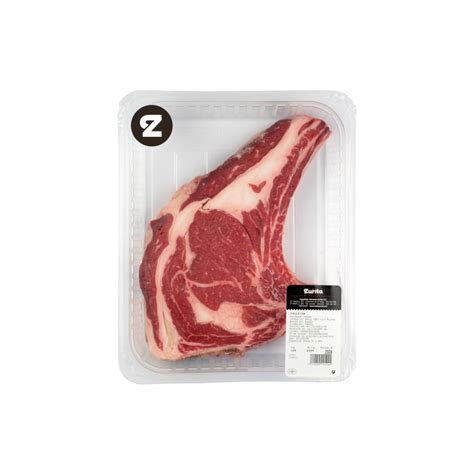 Paquete de chuletón de ternera listo para enviar