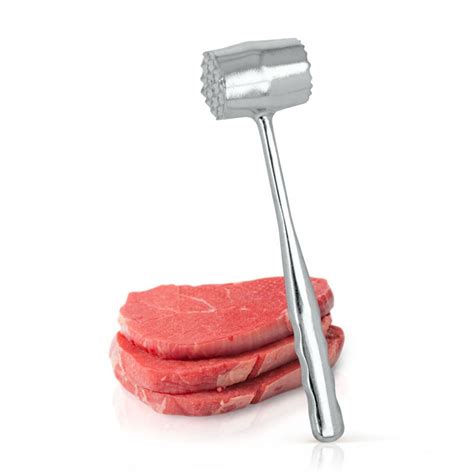 Uso de maza para ablandar carne