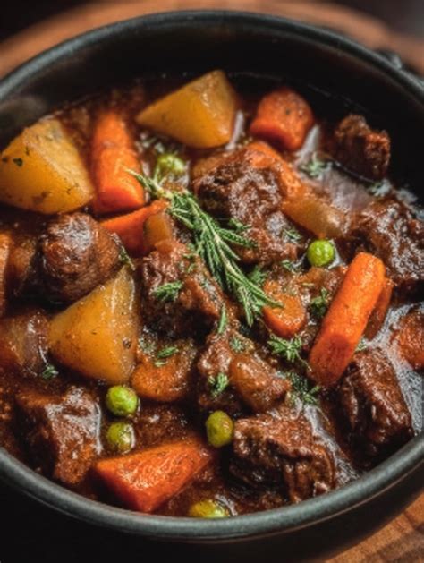 Plato de ternera jugosa y tierna