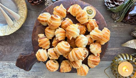 Minicroissants de hojaldre