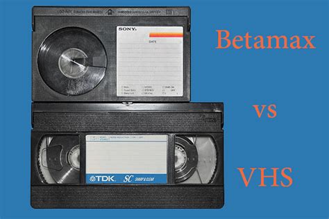 Infografía comparando VHS y BETA