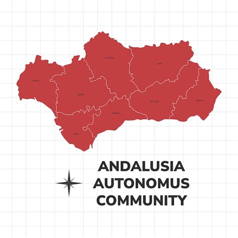 Mapa de España destacando la región de Andalucía, lugar de origen del restaurante Victoria 8