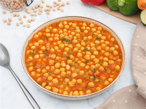 Garbanzos lavados y escurridos