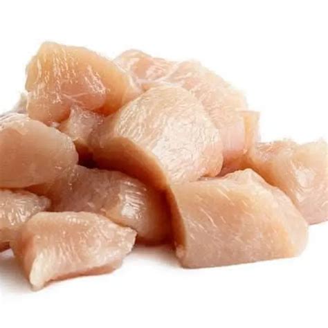 Pechuga de pollo troceada y lista para cocinar