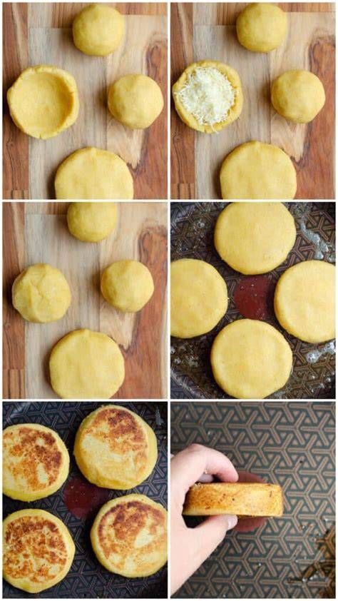 Pasos para formar arepas