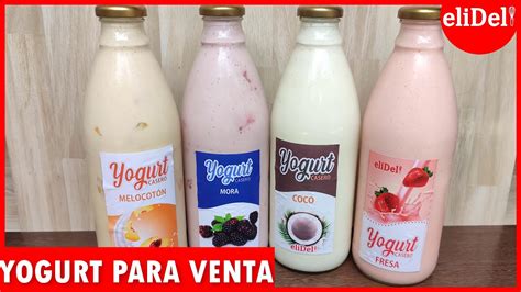 Variedad de yogures