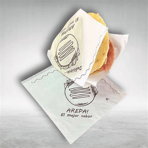 Arepas envueltas en papel film para su conservación