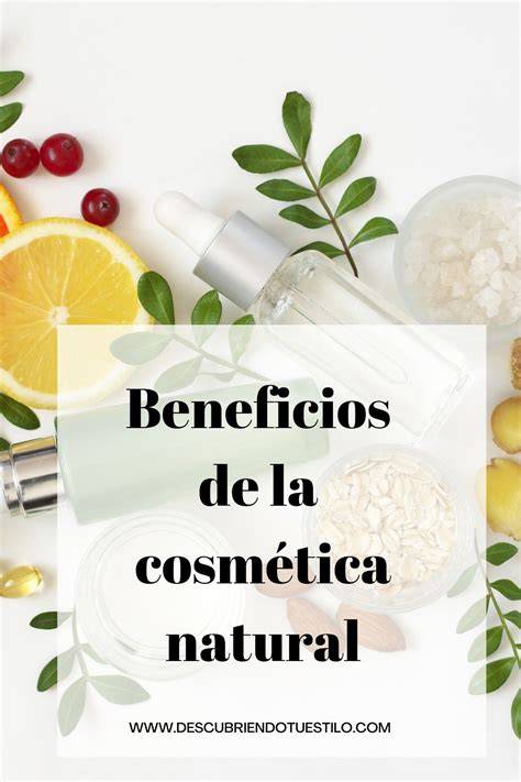 Infografía: Beneficios de la cosmética natural