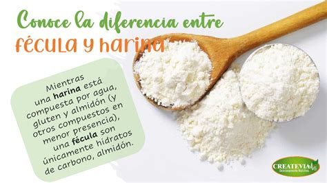 Diferencia entre harina de trigo y fécula de maíz