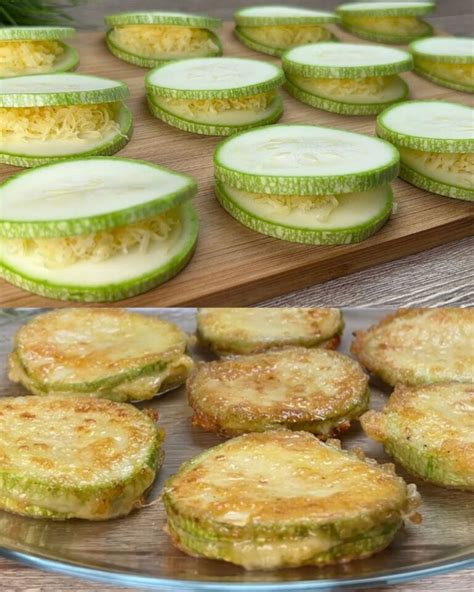 Rodajas de calabacín sazonadas