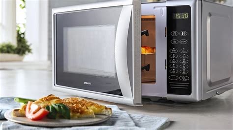 Panel de control de un microondas