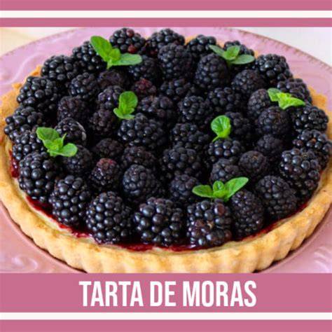 Ingredientes para la tarta de moras