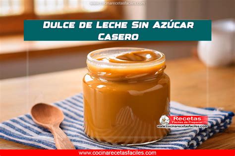 Ingredientes para dulce de leche sin azúcar