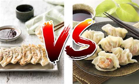 Comparación de formas entre Gyoza y Jiaozi