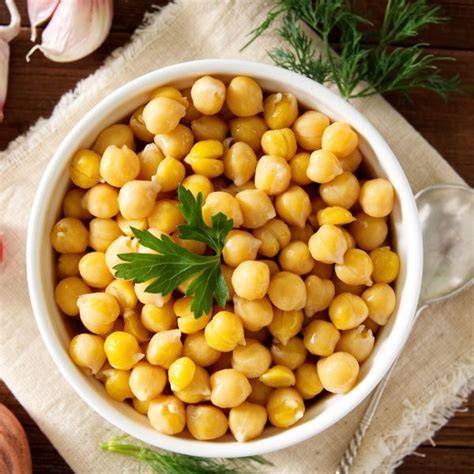Garbanzos en escabeche listos para consumir