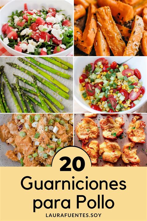 Variedades de guarniciones para pollo