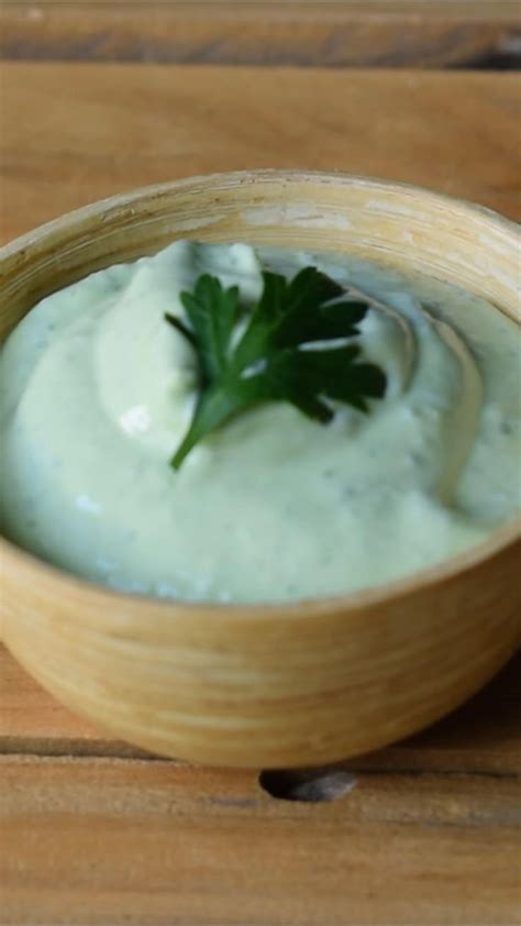 Mayonesa de perejil casera