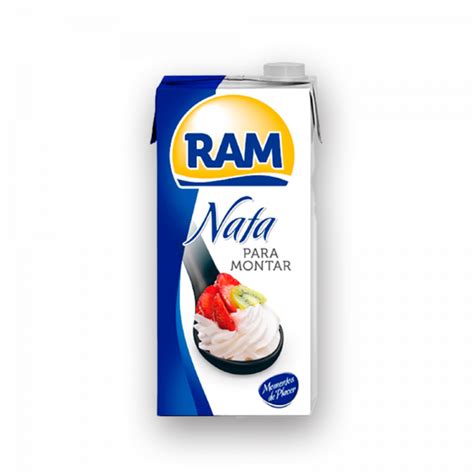 Envase de nata UHT tipo tetrabrik