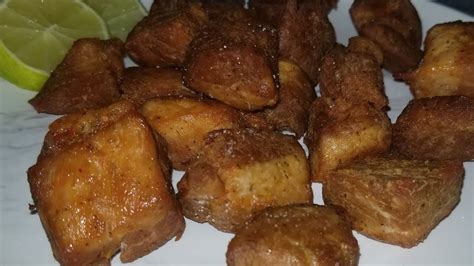 Ingredientes para carne de cerdo frita