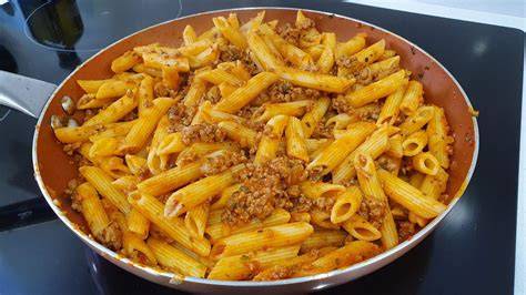 Macarrones con carne picada en Thermomix