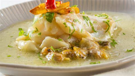 Ilustración de las kokotxas de bacalao