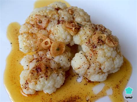 Coliflor al ajoarriero con especias