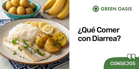 Mesa con alimentos recomendados para la diarrea
