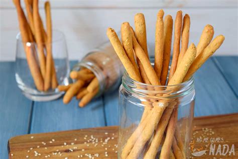 Picos y grisinis de harina de garbanzo caseros