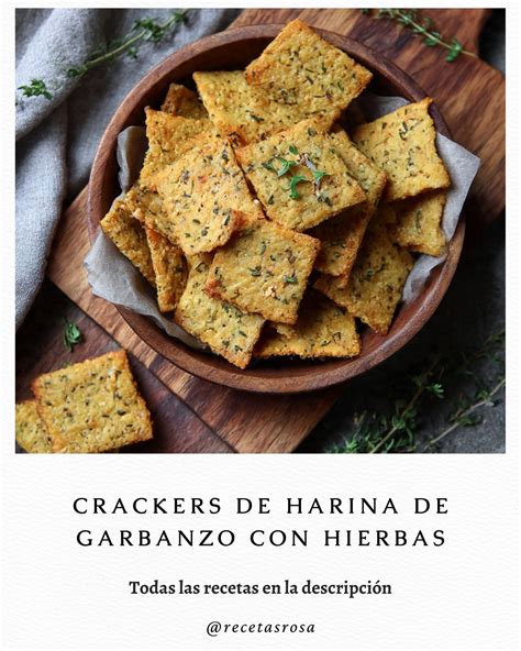 Crackers de harina de garbanzo con especias zaatar