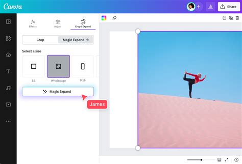 Ejemplo visual de una imagen ampliada con IA, mostrando la transición suave del contenido generado.
