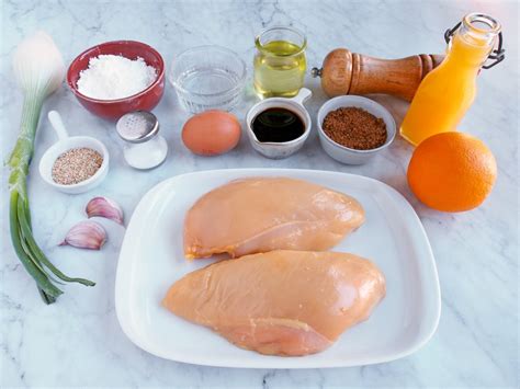 Ingredientes para pollo a la miel