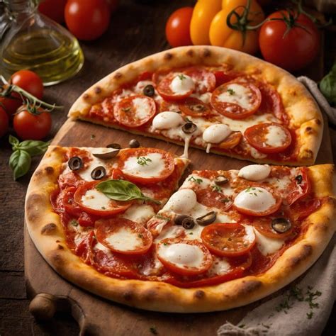 Pizza artesanal de Hornos Domingo con ingredientes frescos