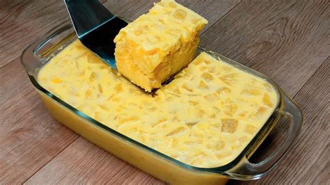 ingredientes para postre de piña