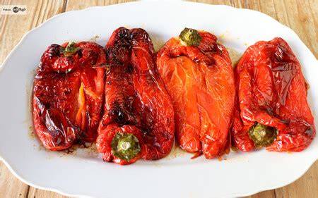 Pimientos de La Rioja asados