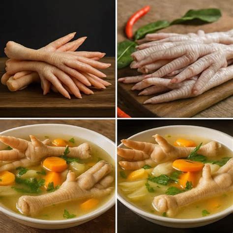 Ingredientes para aderezo de patas de pollo